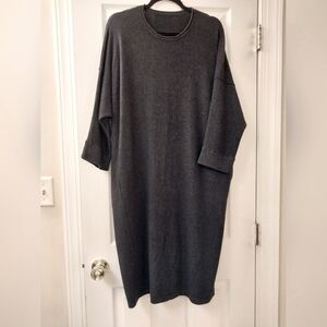 ArArt11 Charcoal Cashmere Dress in Large